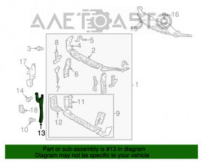 Bara de blocare a capotei Toyota Camry v40 nouă originală OEM