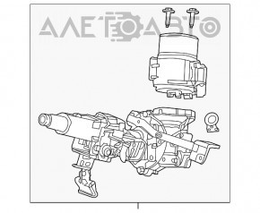 Рулевая колонка с ЭУР Honda HR-V 16-22