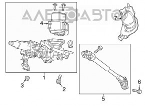 Рулевая колонка с ЭУР Honda HR-V 16-22