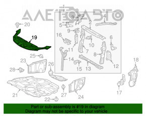 Накладка телевизора Lexus CT200h 11-17 OEM