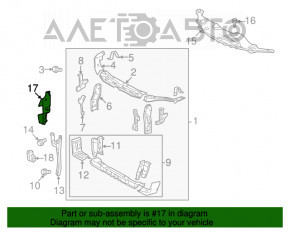 Grila radiatorului dreapta Toyota Camry v40 noua OEM originala