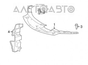 Husa televizor Toyota Avalon 13-18 nou OEM original