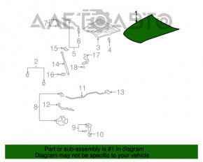 Capota goală pentru Lexus LS460 LS600h 07-12