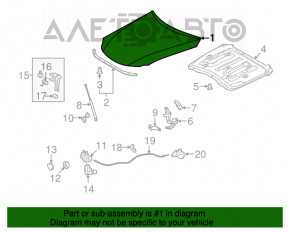 Capota goală pentru Lexus IS250 IS350 06-13