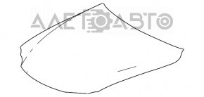 Capota goală Lexus IS 14-20 nou original OEM