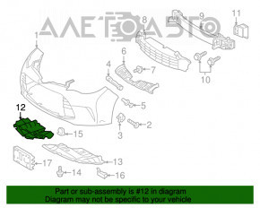 Защита двигателя правая Toyota Avalon 16-18 рест TYC