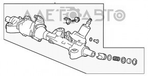 Рейка рулевая Honda Accord 13-15 hybrid