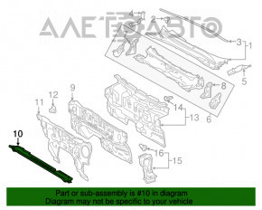 Bara de protecție pentru amortizoarele față Toyota Camry v70 18-