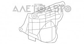 Protecția motorului, arc dreapta pentru Lexus ES350 07-12.