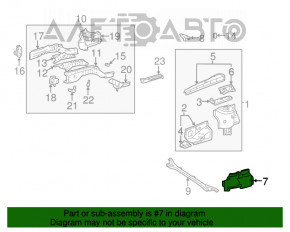 Защита арки правая Lexus RX300 98-03