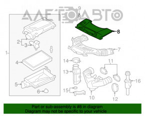 Capota frontală de admisie a aerului pentru Lexus LS460 07-12