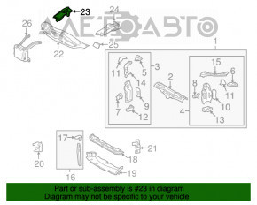 Накладка двигателя правая Lexus GS300 GS350 GS430 06-11