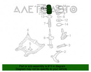 Arcul frontal stânga Nissan Murano z50 03-08