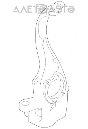 Capacul frontal stânga Audi A4 B8 13-16, nou, neoriginal.