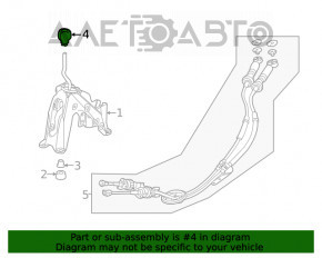 Ручка МКПП Honda Civic X FC 16-18