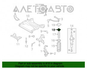 Suport amortizor față stânga Infiniti G25 G35 G37 4d 06-14