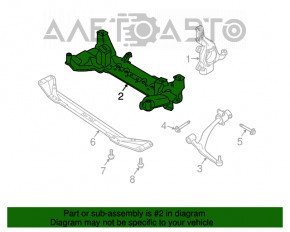 Bara de protecție față Infiniti FX35 FX45 03-08 AWD