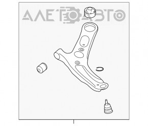 Maneta inferioara fata stanga Kia Forte 4d 14-18 nou original OEM