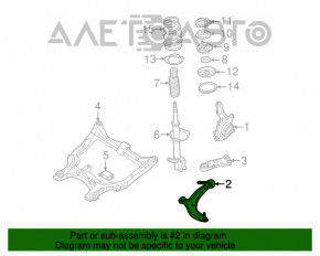 Maneta inferioară din față dreapta Nissan Murano z50 03-08