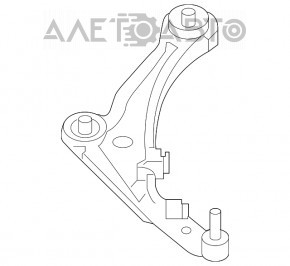 Рычаг нижний передний левый Nissan Altima 13-18