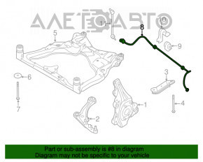 Стабилизатор передний Infiniti JX35 QX60 13-