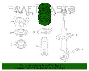 Arcul de suspensie frontal stânga Kia Forte 4d 14-18