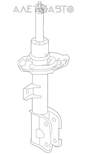 Стойка амортизатора в сборе передняя правая Kia Sorento 16-20 2.4 AWD