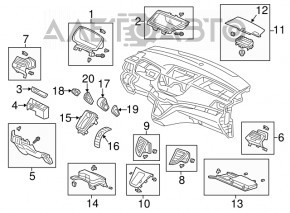 Maneta de schimbare a treptelor de viteze pentru Honda CRV 12-14