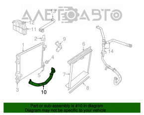Патрубок охлаждения нижний Chrysler 300 11-