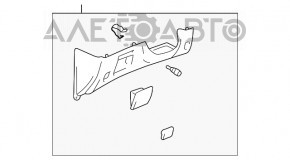 Capacul de bord inferior pentru genunchiul șoferului Lexus ES300 ES330 bej.