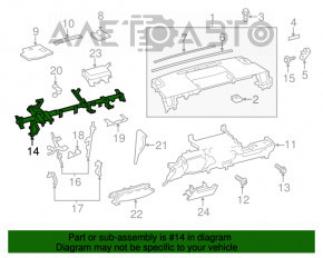 Труба подторпедная усиление Toyota Prius V 12-17