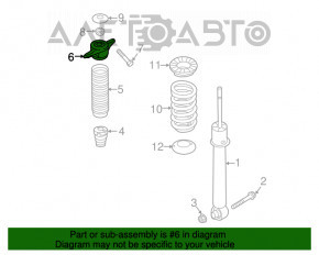 Suport amortizor spate dreapta Kia Sorento 16-20