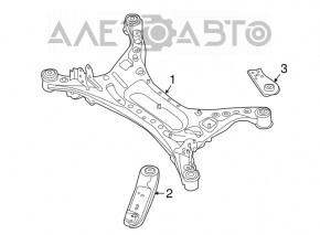 Bara spate Nissan Maxima A36 16-