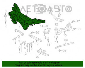 Bara spate pentru Nissan Rogue 14-20 awd