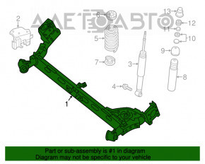 Bara spate Nissan Sentra 13-15