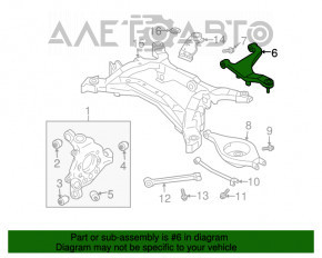 Maneta superioară din spate dreapta Nissan 350z