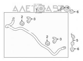 Biela stabilizator spate dreapta Kia Sorento 16-20 nou original OEM