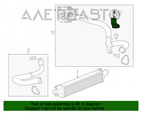 Senzor de supraalimentare Chevrolet Trax 15-21 LUV