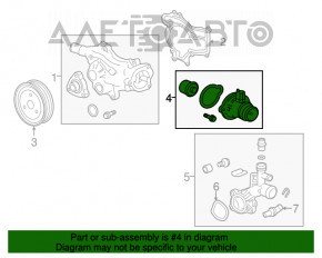 Carcasa termostat Buick Encore 13-19 noua originala OEM