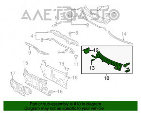 Paletă ștergătoare metalică Toyota Camry v40