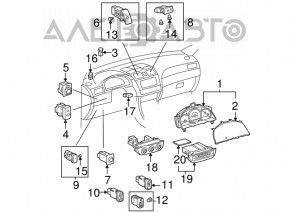 Controlul climatizării pentru Toyota Solara 2.4 04-08