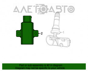 Tire Pressure Module Dodge Journey 11-