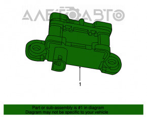 Senzorul de accelerometru lateral Dodge Grand Caravan 11-20