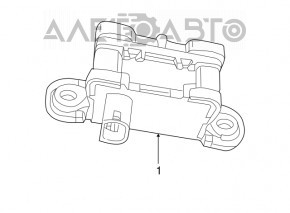 Senzorul de accelerometru lateral Dodge Grand Caravan 11-20