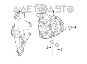 Generatorul Fiat 500 12-17