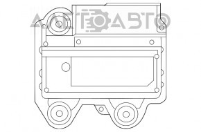 Модуль srs airbag компьютер подушек безопасности Chrysler 200 15-17