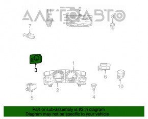 Controlul farurilor Dodge Challenger 09- fără PTF