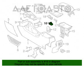 Розетка 115v Jeep Grand Cherokee WK2 14-21