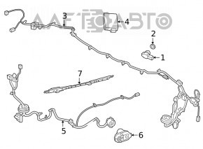 Priza de remorcare pentru Jeep Cherokee KL 14-