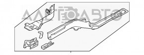 Partea din față dreapta VW Passat b7 12-15 SUA